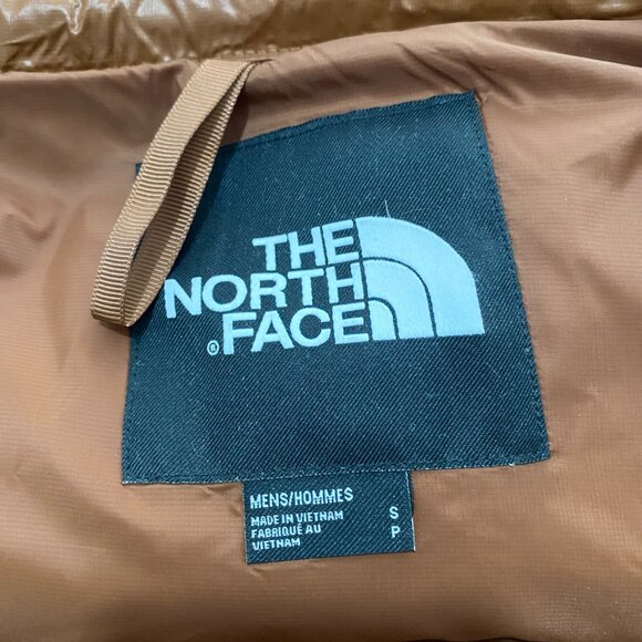 Women's Short Brown The North Face Down Jacket - Picture 9 of 11